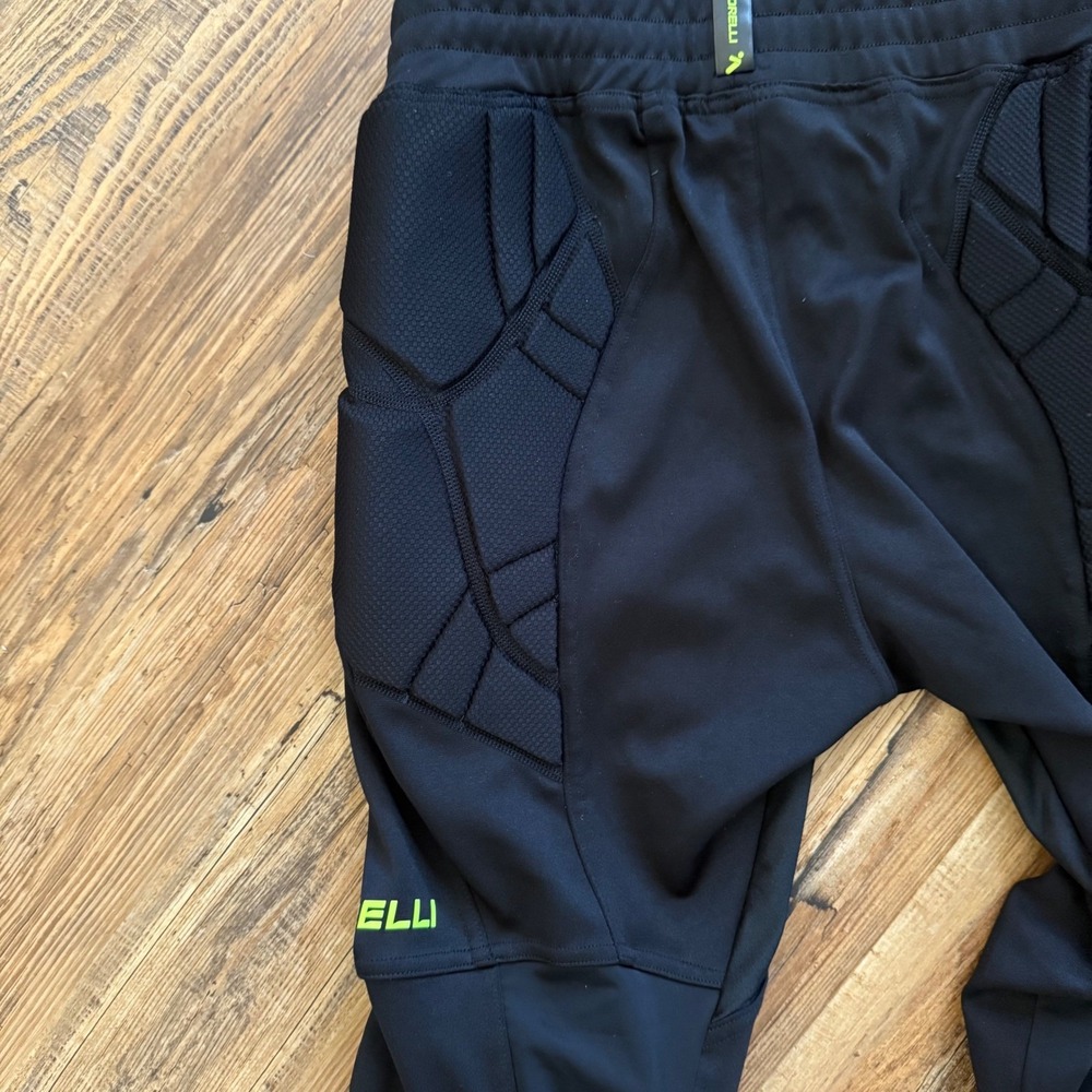 Storelli Exoshield Goalkeeper Training Pants Mens Small Black Padded Soccer - Picture 5 of 11